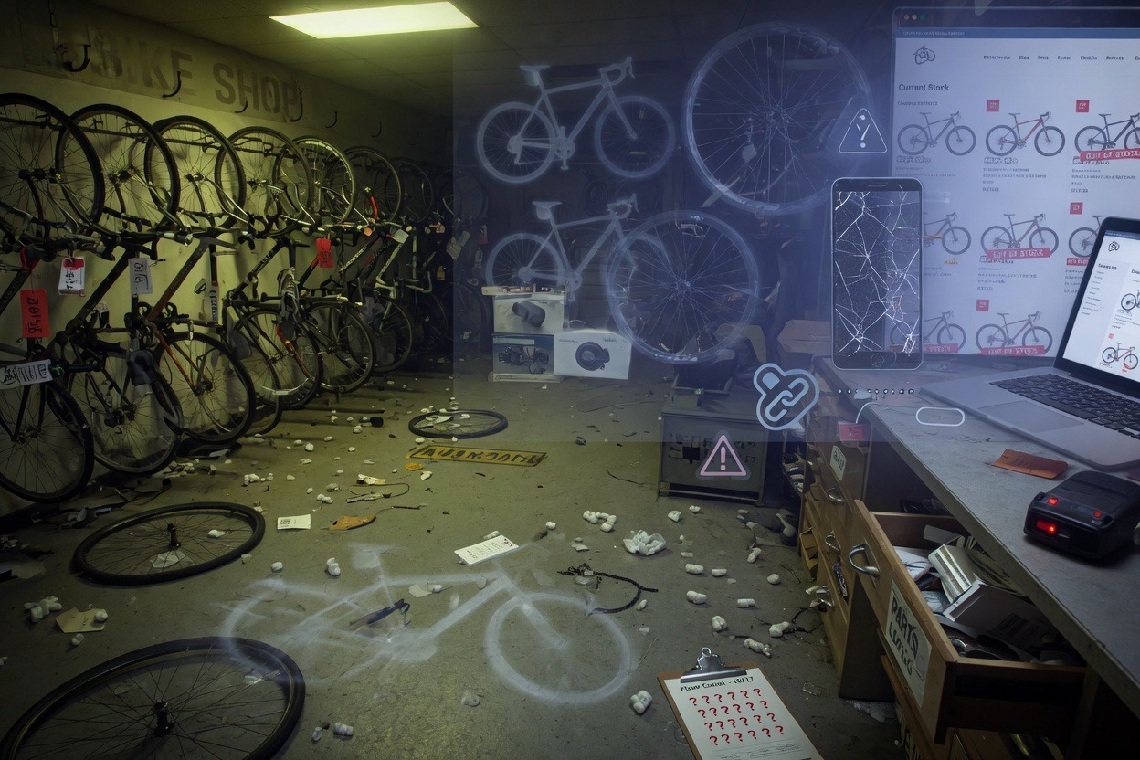 Ghost inventory, bike shop thats empty due to inventory issues